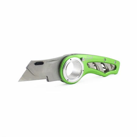 Excel Blades Revo Utility Folding Knife in Green 16064IND